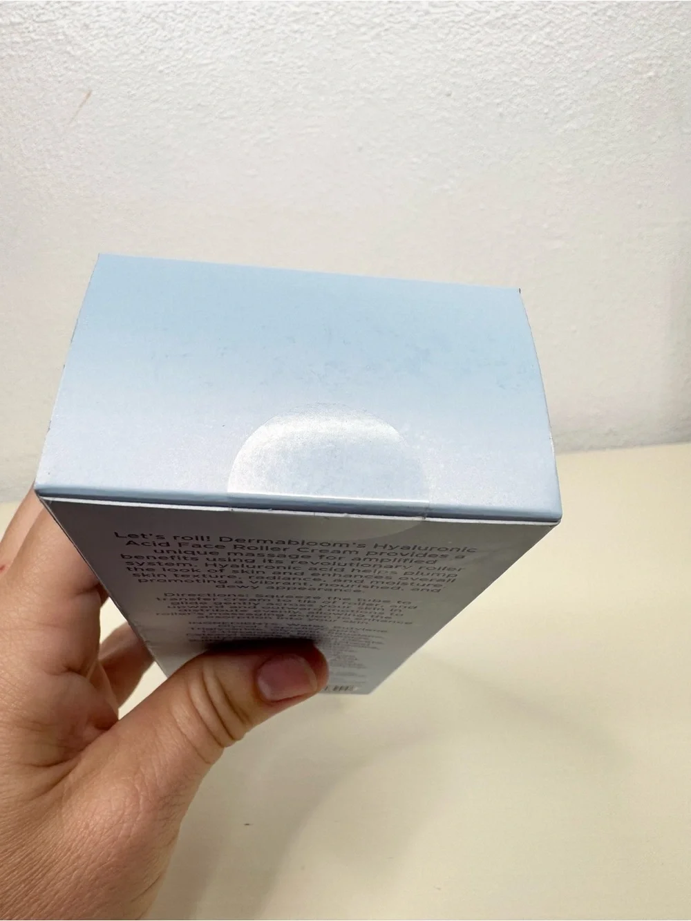 Dermabloom Firming Hyaluronic Face Roller Cream Face & Neck 1.01 fl oz Sealed
